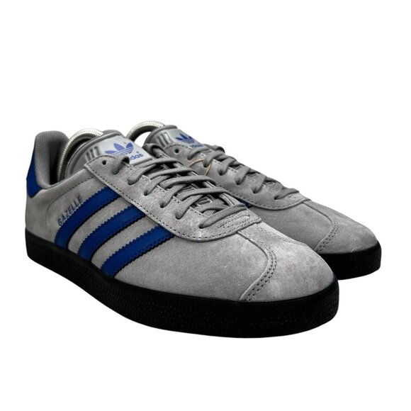 Adidas Originals Gazelle Grey Collegiate Blue Shoes IH3815 Men\'s Sizes 8.5 -10 main image 9